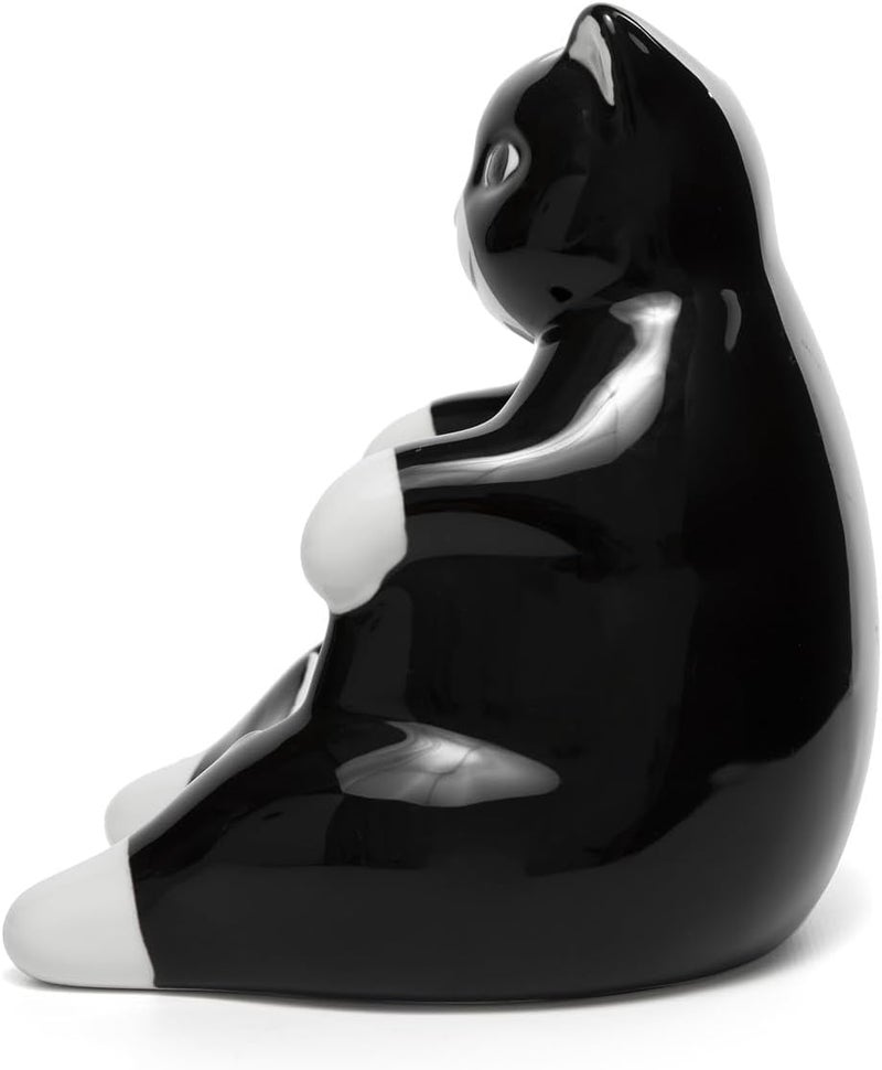 Bee Ceramic Lazy Black Cat Home decor - Can be used as a candy dish, decorative bowl, tealight candle holder and jewelry tray | Unique Birthday gifts for Women, Mom, Grandma, Cat lover, Friend, Coworker - Image 4